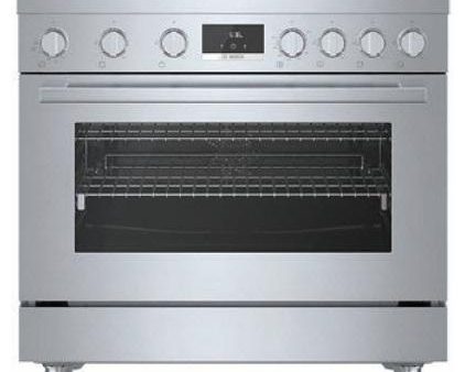 Bosch 36-inch Freestanding Gas Range with Convection Technology HGS8655UC Discount