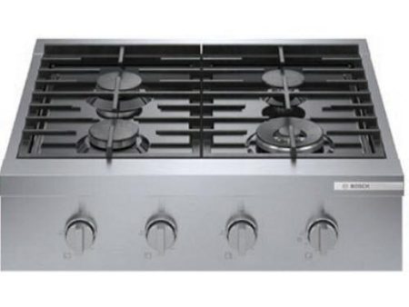 Bosch 30-inch Built-in Gas Rangetop with OptiSim® Burner RGM8058UC For Discount