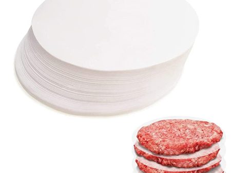 Papel Antiadherente - Skoye 500 Piezas Horno Papel Redondo para Hamburguesas, Divisor para albóndigas, Ideal para Mantener Las Albóndigas en la Nevera o Hacer Hamburguesas en Casa Embalaje Deteriorado Online Hot Sale