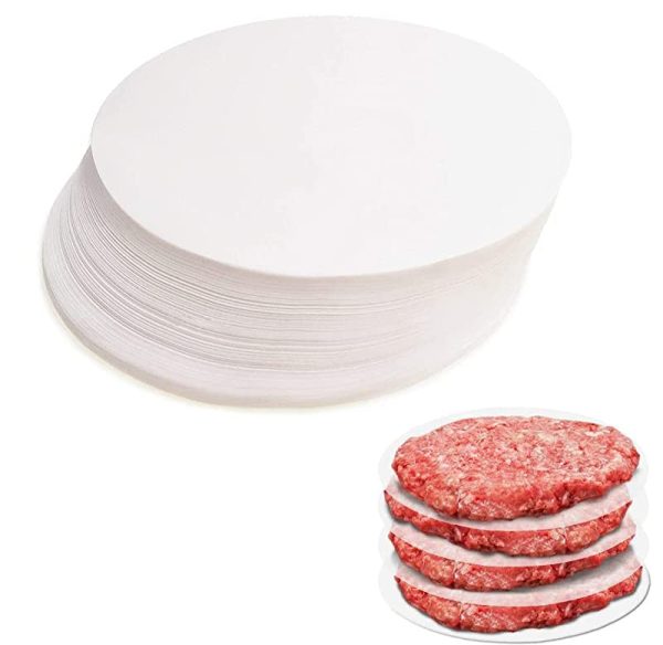 Papel Antiadherente - Skoye 500 Piezas Horno Papel Redondo para Hamburguesas, Divisor para albóndigas, Ideal para Mantener Las Albóndigas en la Nevera o Hacer Hamburguesas en Casa Embalaje Deteriorado Online Hot Sale