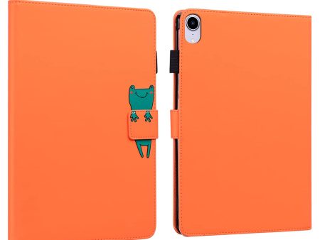 Funda iPad Mini 6 2021 8.3 Pulgadas (6.a Generación) Tableta Cubierta Flip Wallet Folio Cover Libro Estuche Protector con Soporte Cuero PU Silicona,Naranja For Cheap